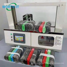 Bandroll Machine WK02-20 Table Top Paper Banding Machine Automatic Cartons Banknote Strapping Machine Opp Film or Paper Tape PCB